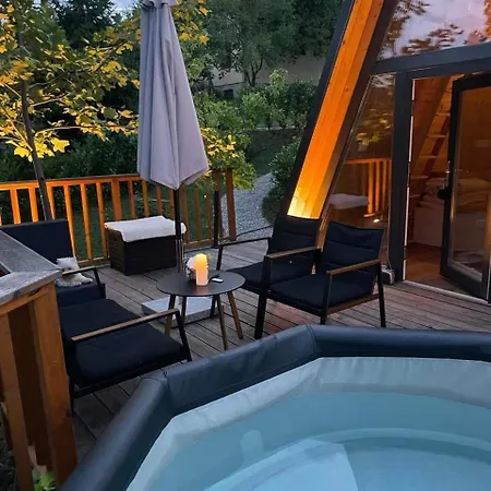 New! Glamping House With New Hot Tub And Sauna- Hisa Oddiha Updated December 2025 Ferienhaus